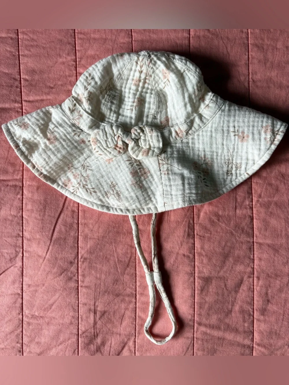 Baby Floral Sun Hat - Pink & Multicolor